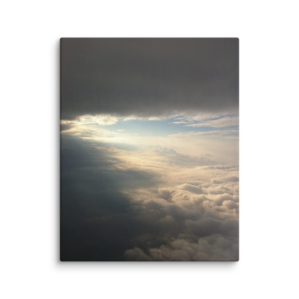 Canvas Sun Pocket in the Clouds