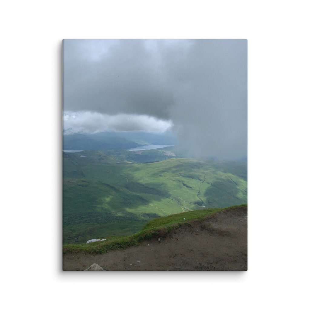 Ben Lomond View from above Canvas
