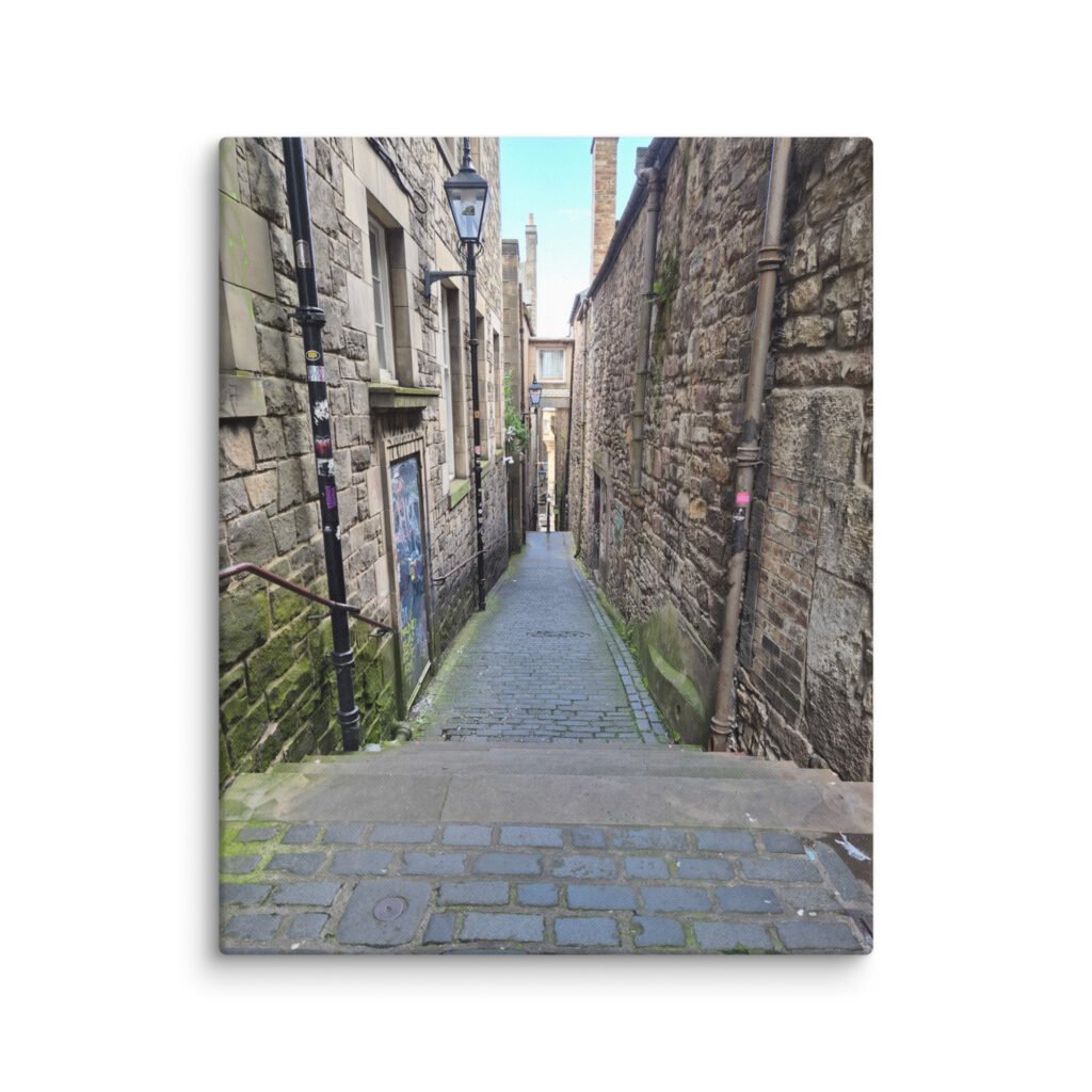 Edinburgh Alley Canvas