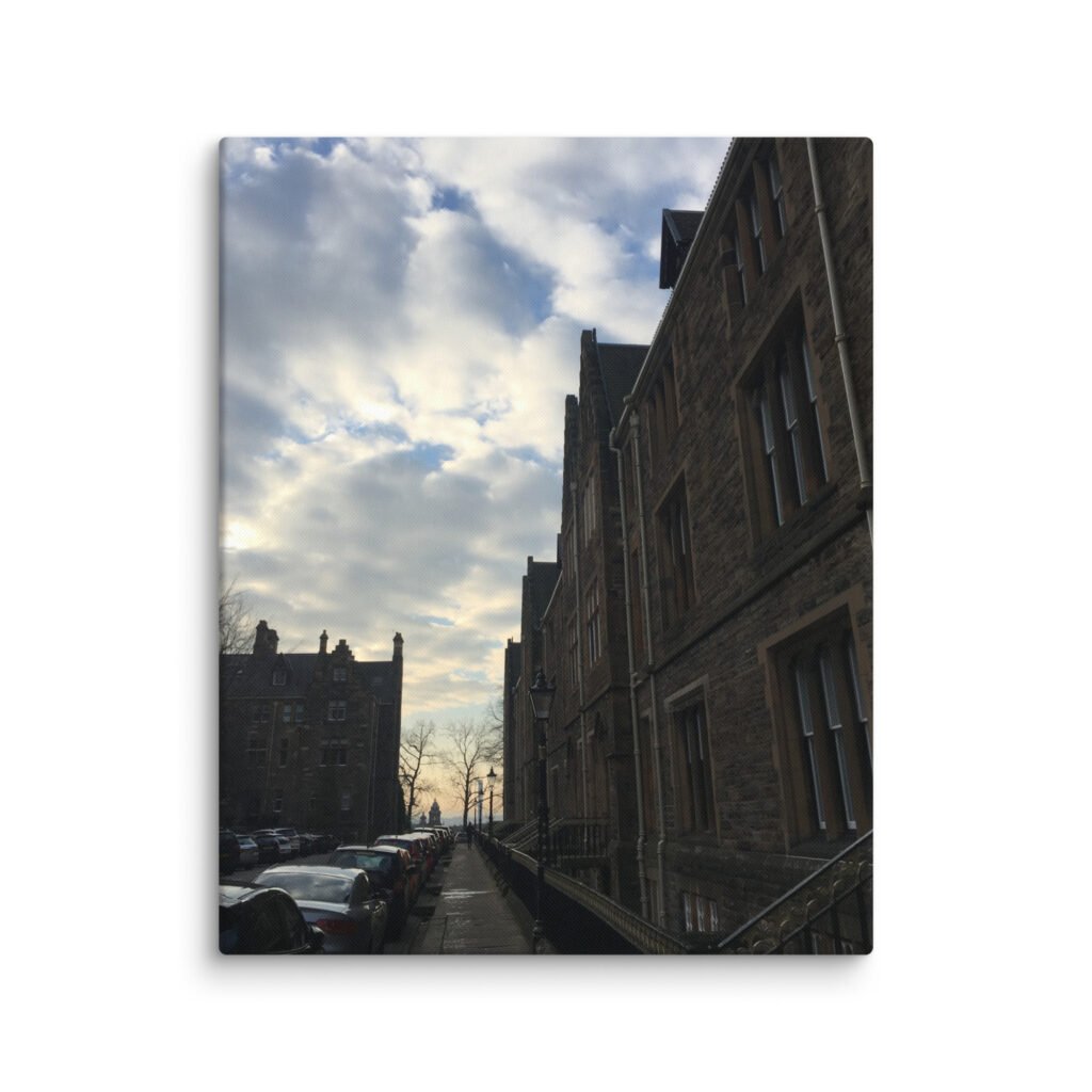 University of Glasgow at sunset Canvas