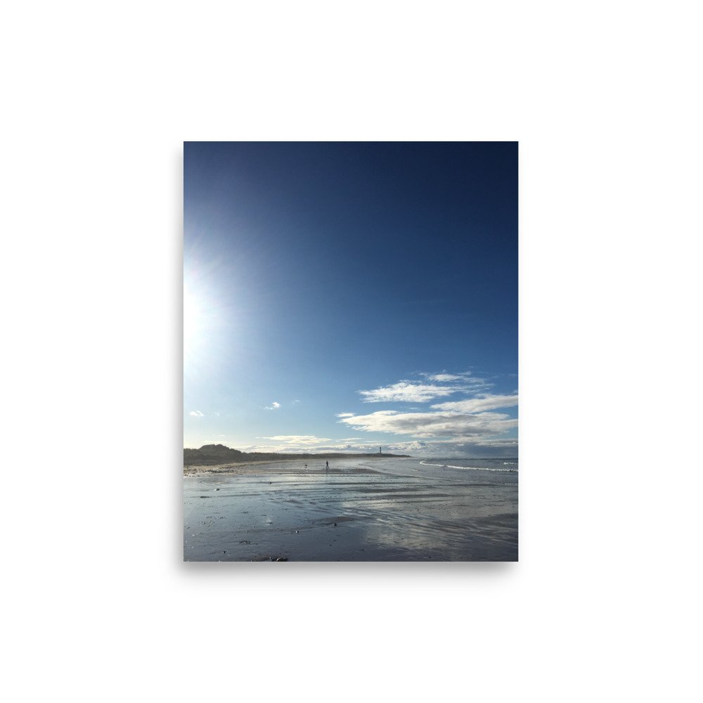 Winter Aberdonian Beach Poster