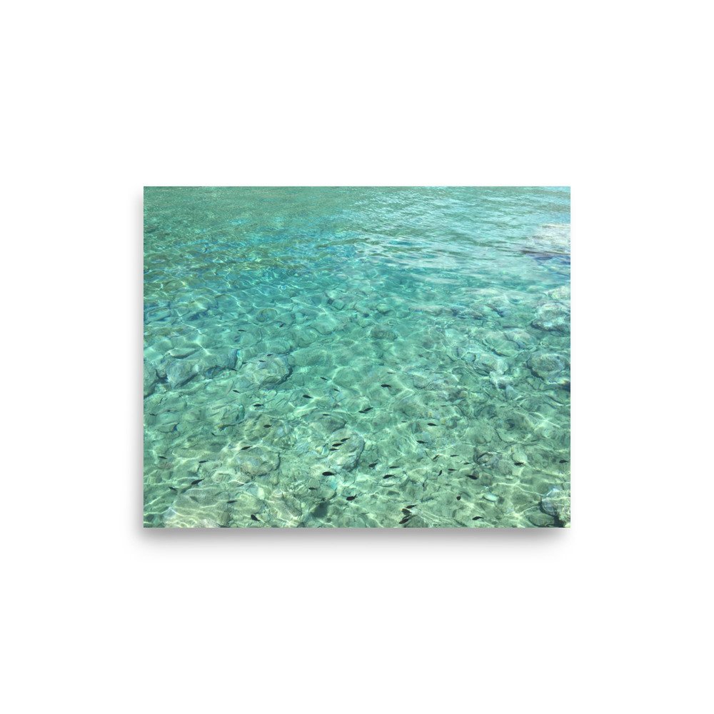 Mediterranean Summer Sea Poster