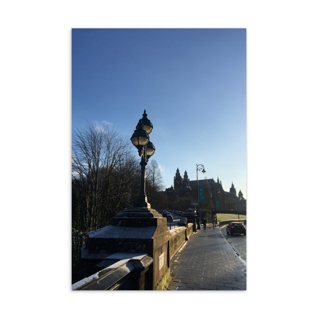 Dumbarton in Winter Postcard