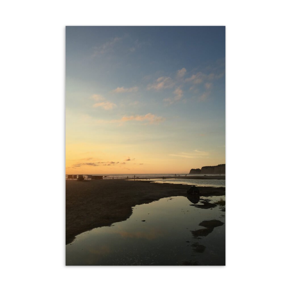 Sunset Beach at Canoa Postcard