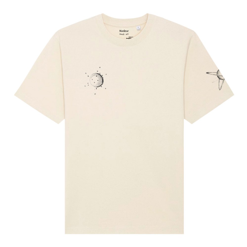 Unisex heavyweight t-shirt Earth view #1